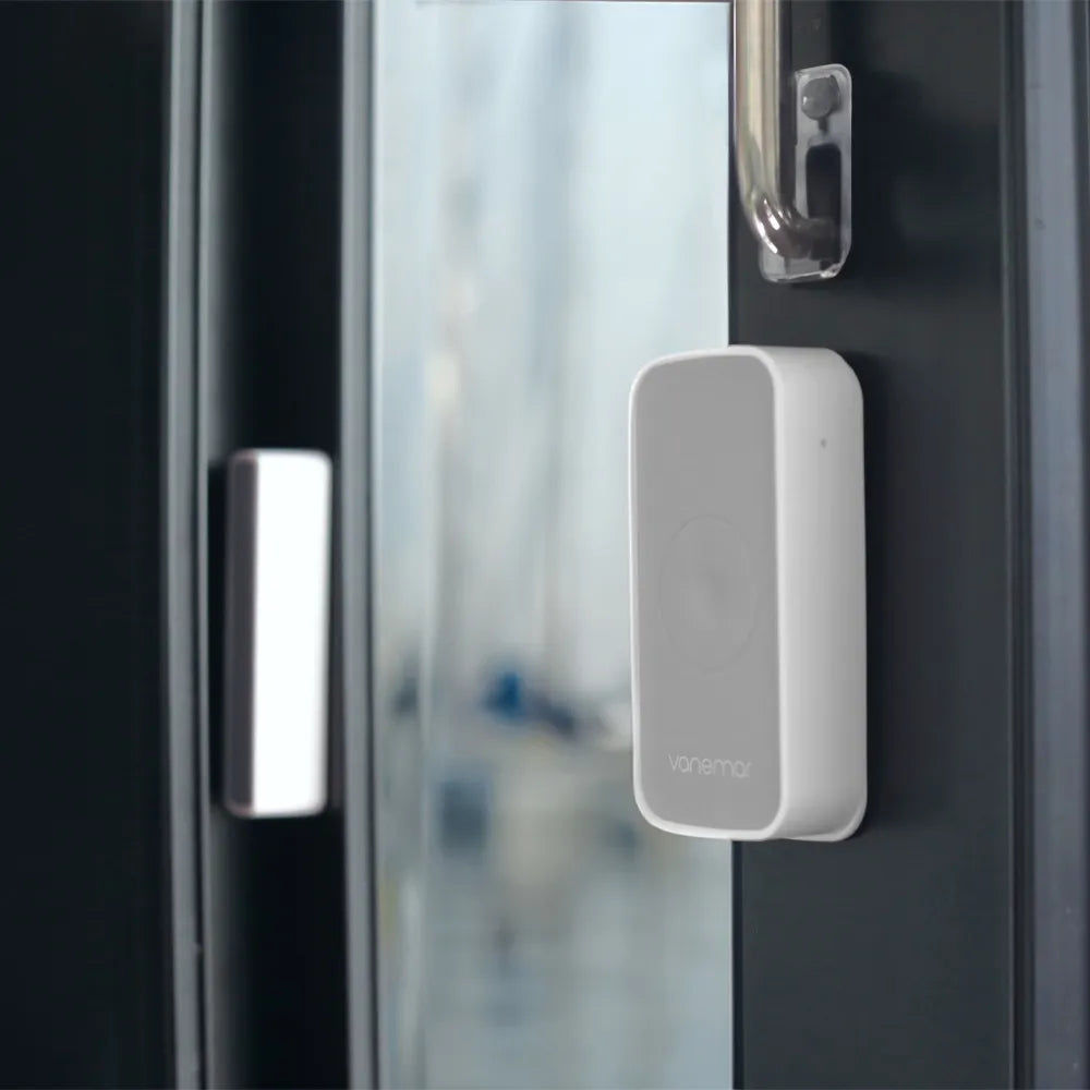 entry, window sensor view on the boat