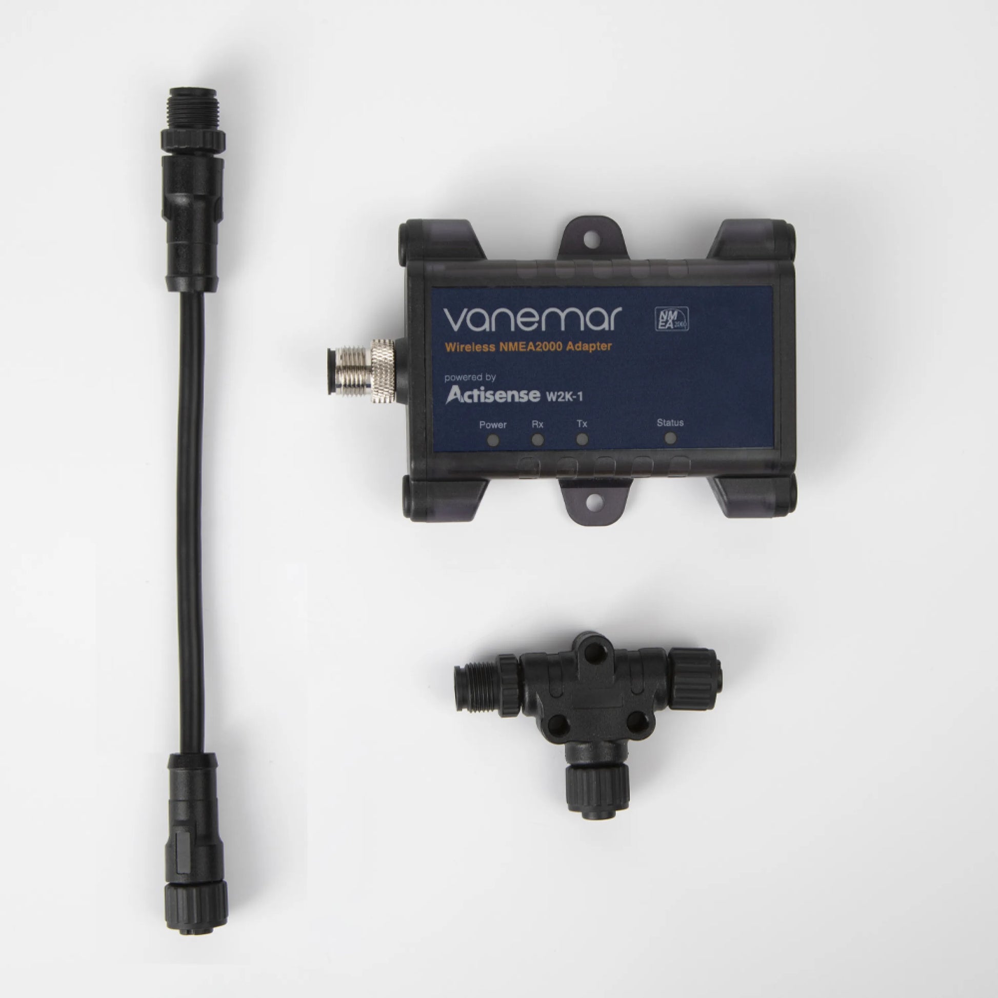 Vanemar NMEA 2000 adapter and accesory. t connector and nmea2000 bus cable.