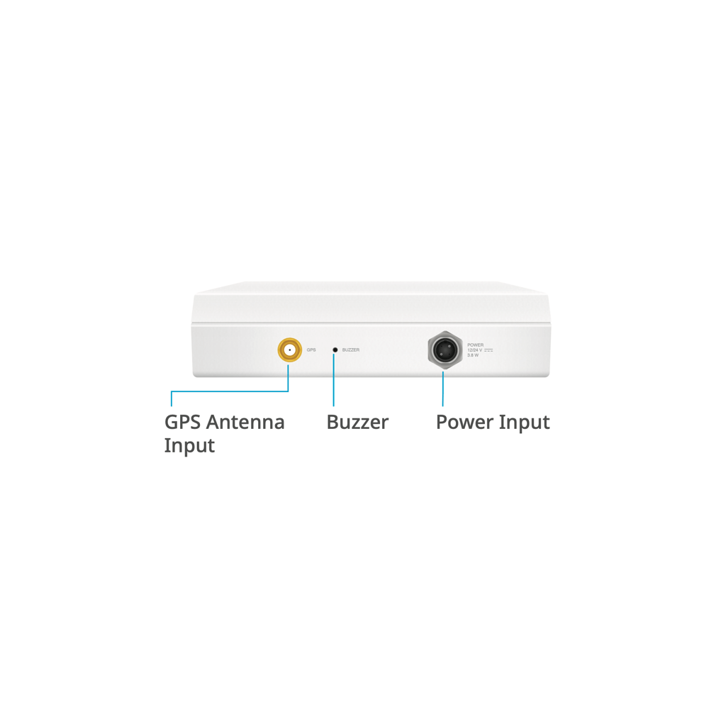The Vanemar Gateway featuring GPS Antenna Input, Buzzer, and Power Input, designed for easy installation and reliable performance in marine security systems.