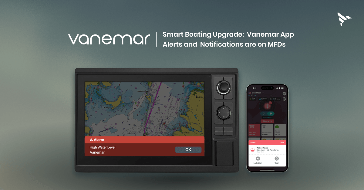 Vanemar App Notifications are on MFDs