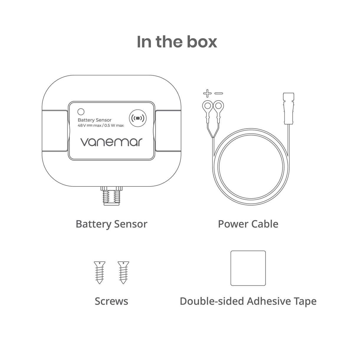 Sensor de batería marina
