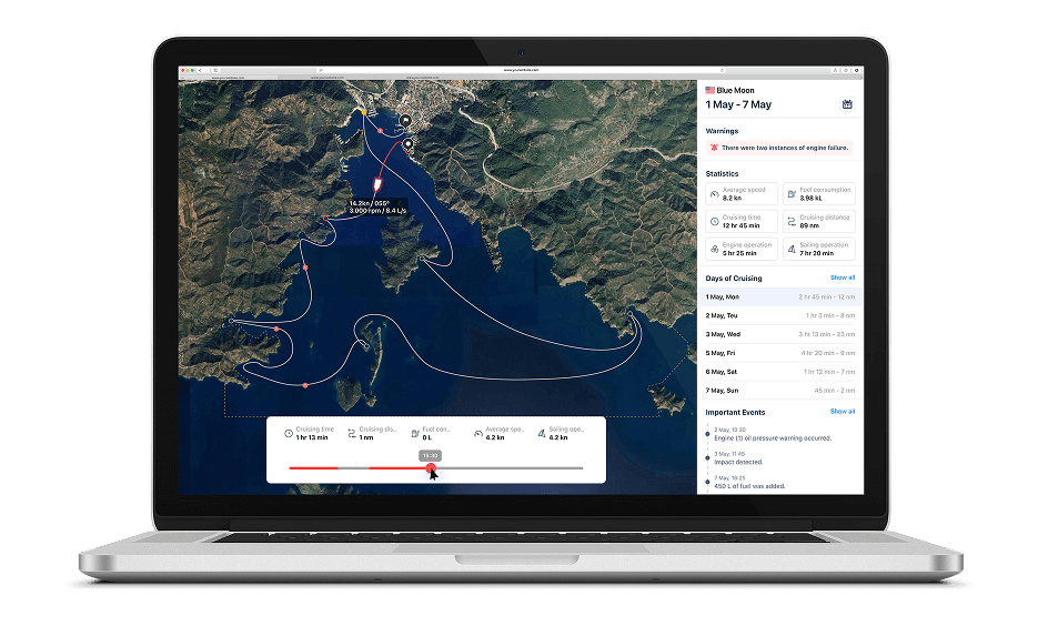 Vanemar Fleet detailed boat journey history