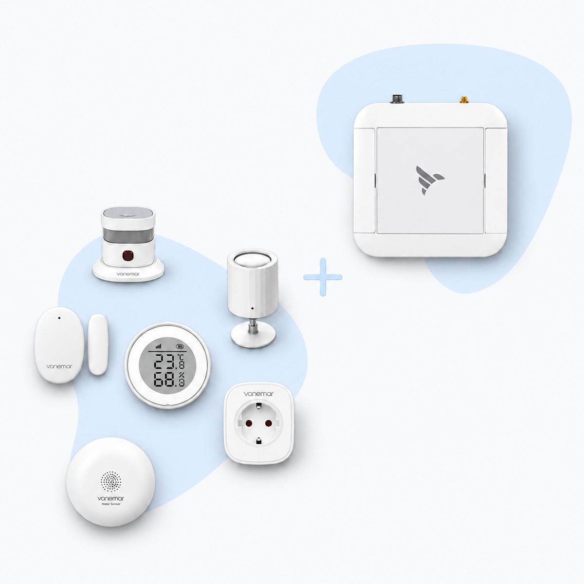 Vanemar Gateway, sensors and NMEA 2000 Boat Adapter, adaptable to different types of boat